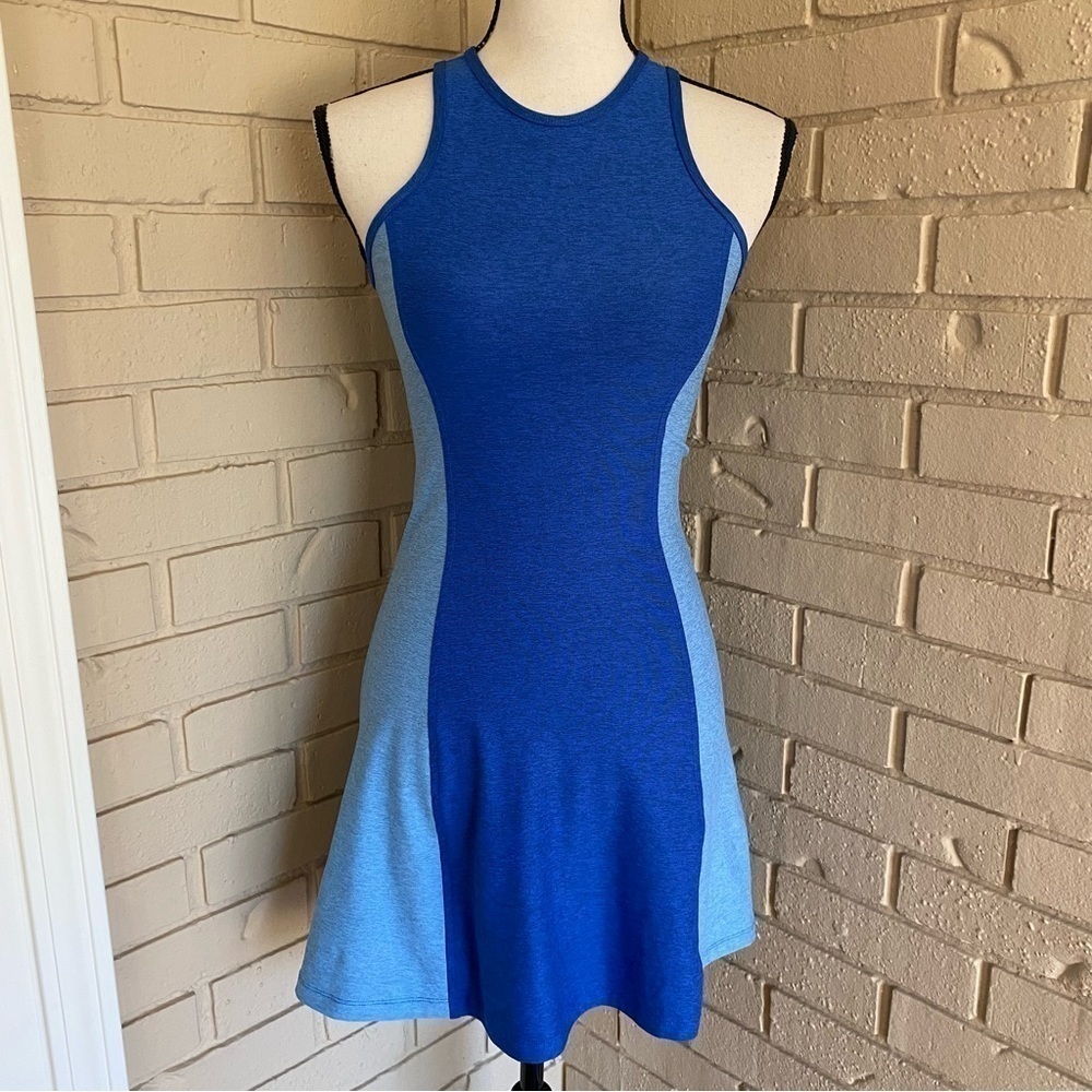 Outdoor Voices Women’s  Tennis Golf Dress Womens Sz XS Blue Athleisure Stretch